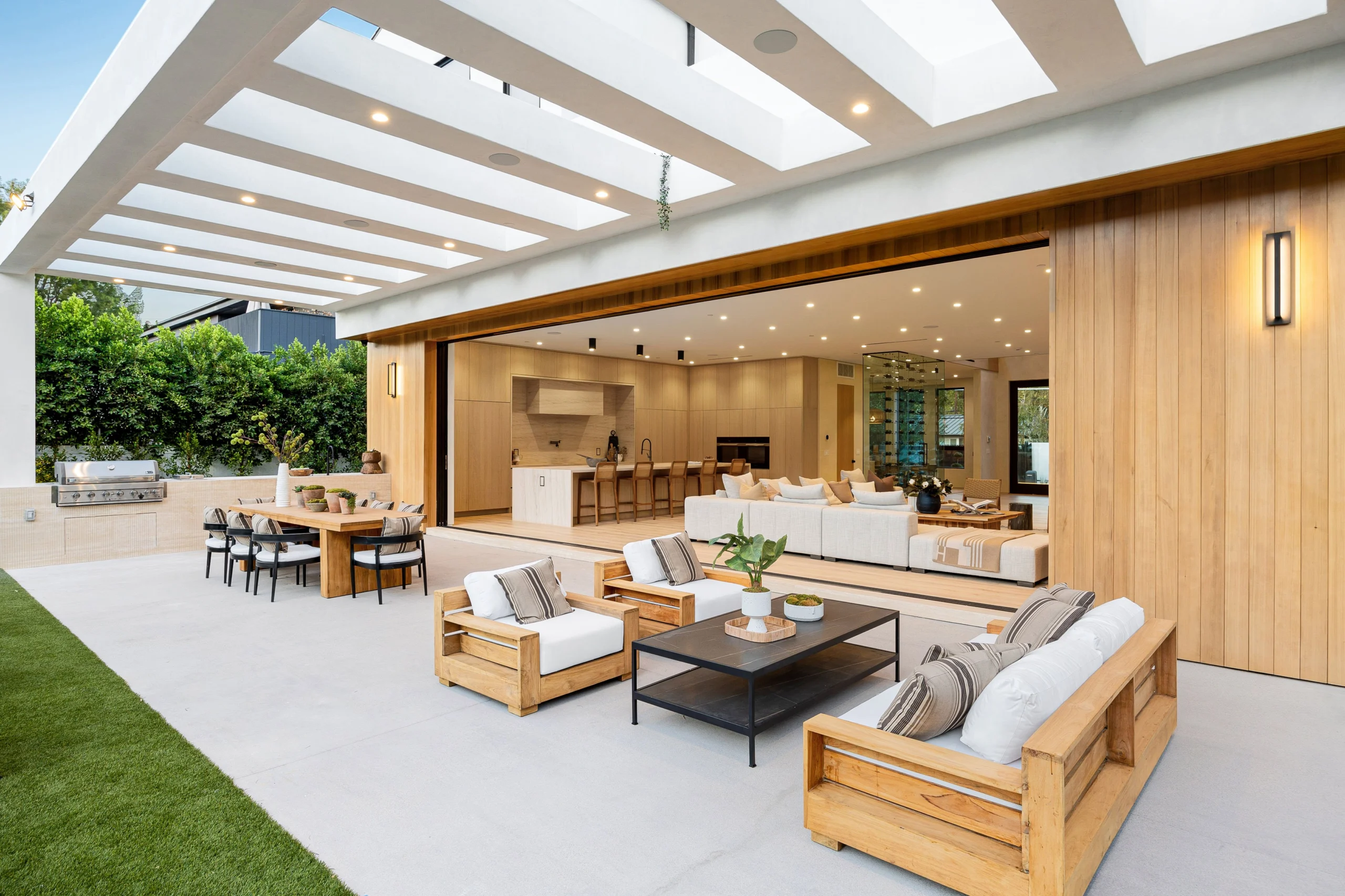 Custom concrete staining and resurfacing finishes transforming patio in San Diego
